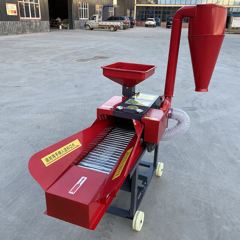 卡梵硕新型铡草机牛羊切草机干湿两用铡草揉丝一体机卧式养殖铡草