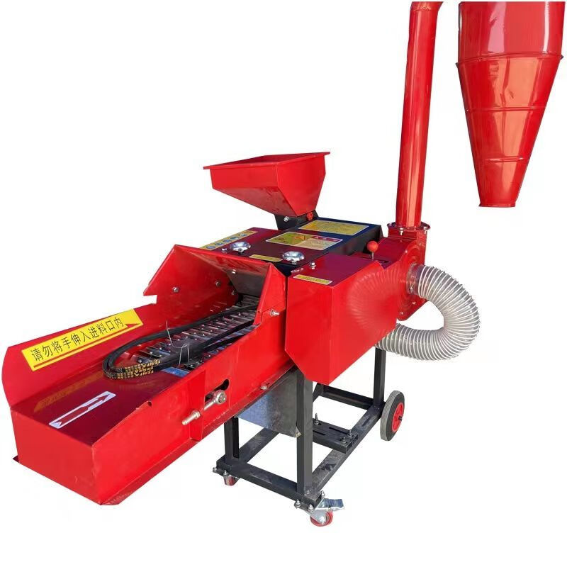 卡梵硕新型铡草机牛羊切草机干湿两用卧式养殖铡草揉丝一体机铡草