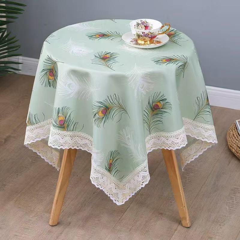 小圆桌桌布布艺圆形清新小碎花北欧ins正方形迷你台布长方形欧式