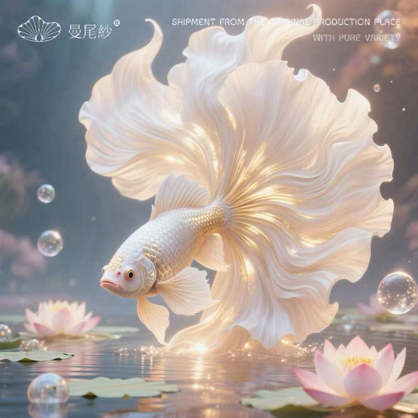 曼尾纱泰国斗鱼观赏金鱼缸套餐桌面小型宠物淡水自来水精品活体鱼