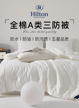 Hilton&Resorts五星级酒店民宿宾馆A类三防全棉立体加厚保暖冬被