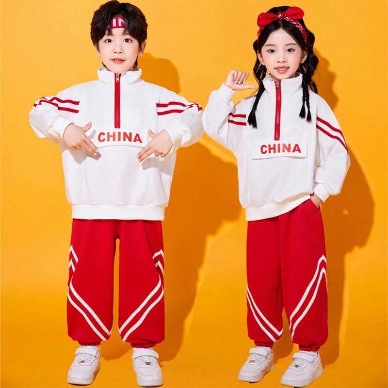 六一儿童啦啦队演出服小学生运动会开幕式合唱表演服装幼儿园班服