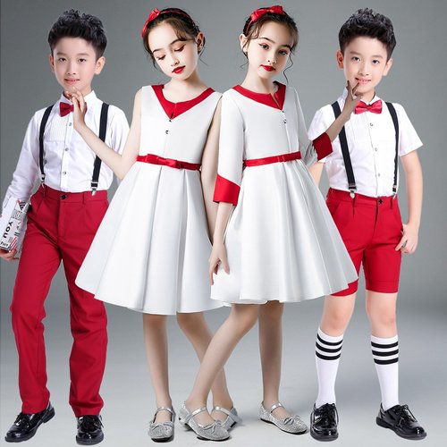 六一儿童演出服中小学生大合唱服装诗歌朗诵幼儿表演服合唱团男女