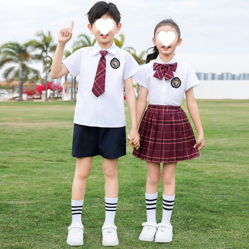 六一儿童幼儿园诗歌朗诵园服表演校服中小学生班服合唱演出服