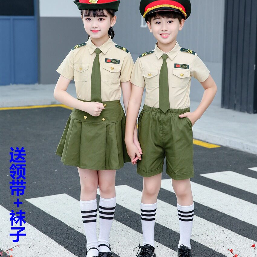 儿童小海军演出服幼儿园运动会空陆海小军装制服小学生合唱表演服