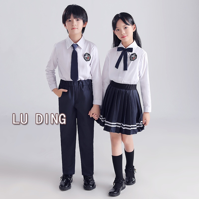 儿童合唱服中小学生大合唱服装诗歌朗诵表演服合唱团小学生演出服