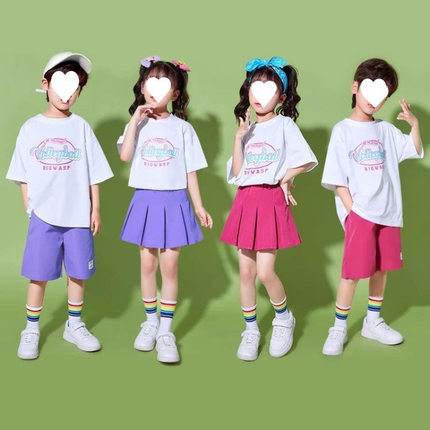 六一儿童幼儿园啦啦队演出服小学生运动会开幕式表演服装班服