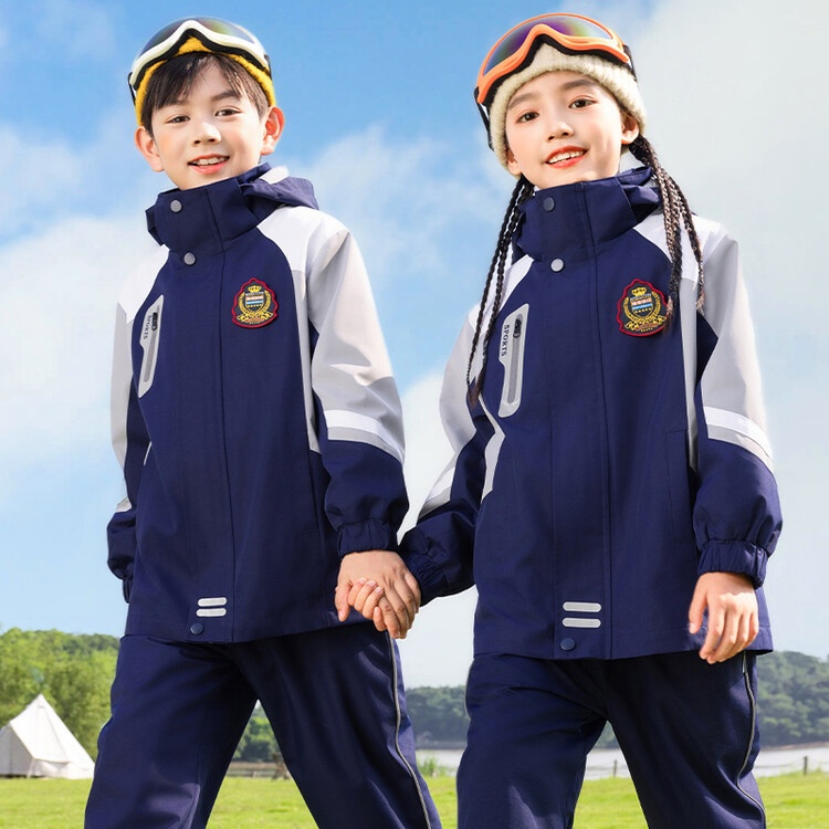 班服秋冬儿童校服冲锋衣一年级小学生幼儿园园服春季三件套