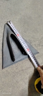 老式生铁犁头犁田 犁地,建新房下地基镇宅用传统犁头