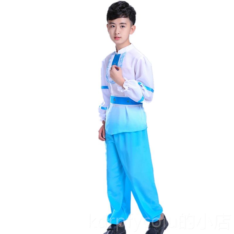正品儿俄罗斯族现演出服塔塔尔民族舞蹈公主裙代舞演服男表女童童