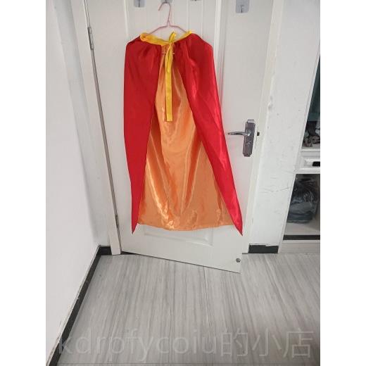 正品古服装战成人童披风将军大侠袍动漫超人cos斗篷儿演出红古装