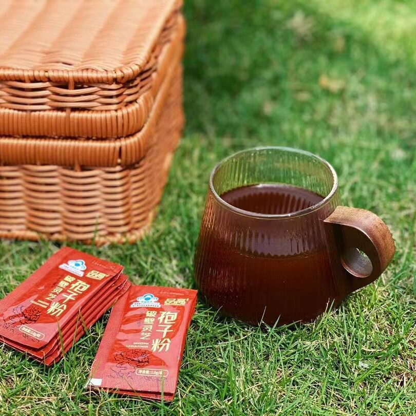 品高破壁灵芝孢子粉 灵芝孢子油 孢子粉胶囊礼盒 工厂货源图片