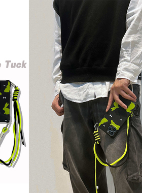 卡通可爱绿色兔子适用苹果14ProMax手机壳创意iPhone13p新款女款14磁吸小米15小众15pro防摔磁吸支架套全包