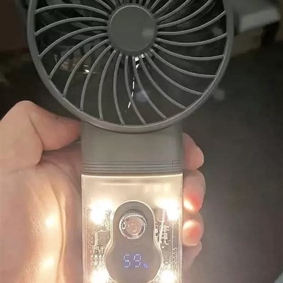 手持暴力b风扇U电B充更无刷S扇网红便携大风速小风扇可电换电池款