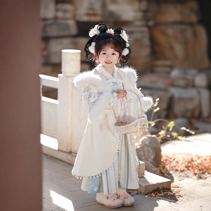 汉服女童春秋款儿童高端超仙古风