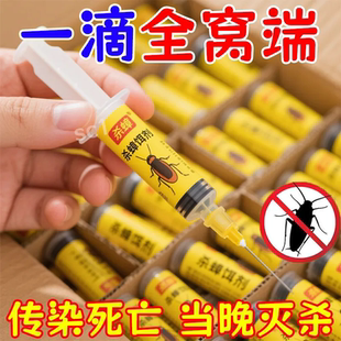 强力蟑螂药家用灭蟑胶饵针管型一窝端无毒强力蟑螂克星灭蟑
