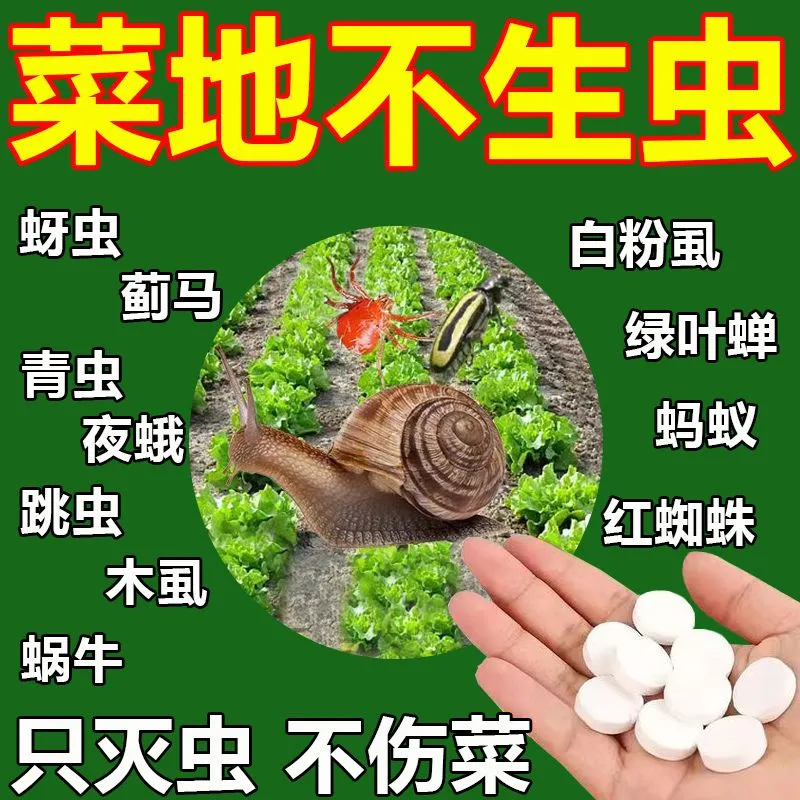 【10万+人已购】蔬菜地防虫片菜地花卉小黑飞白粉虱蚜虫菜蛾通杀