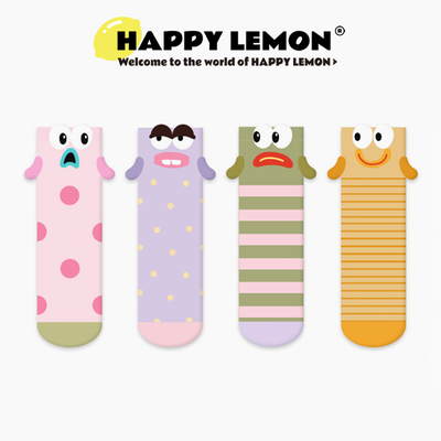 happylemon儿童秋季新品中筒袜子