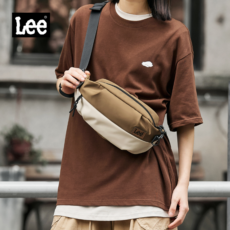 Lee新款工装风潮流胸包斜挎包