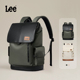 Lee电脑双肩包男新款 大容量背包大学生户外通勤旅行包女轻便书包
