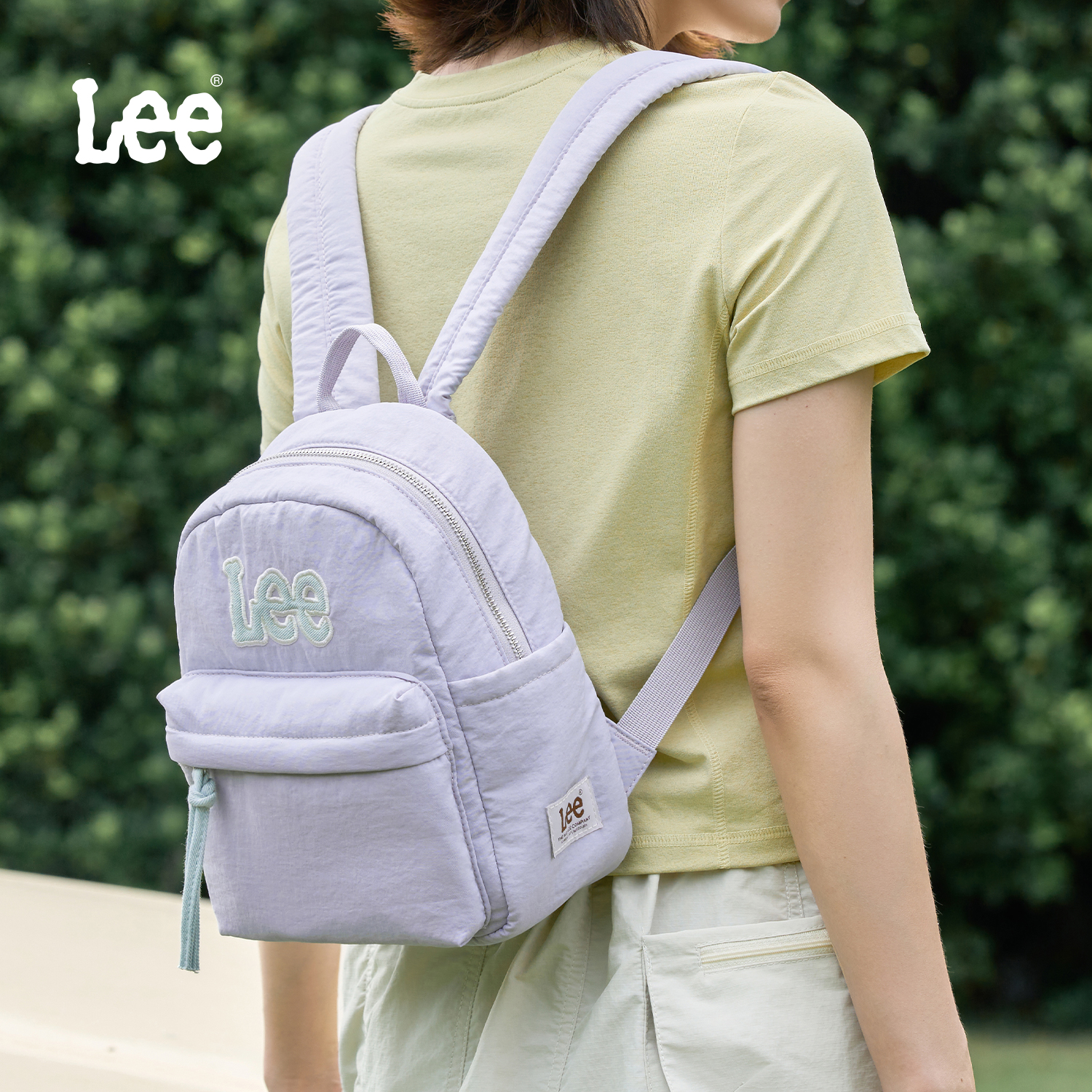 Lee轻便mini双肩包女休闲通勤包