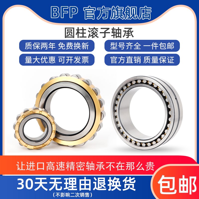 BFP进口圆柱滚子轴承NJ319/320/322/324/326/328/330EM P5 P4