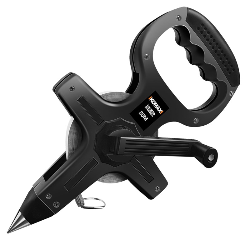 科麦斯手提尺30米50米卷尺100米长皮尺软尺子钢卷尺工程测量米尺