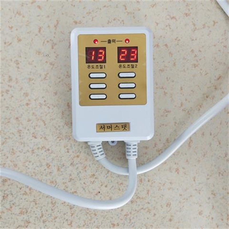 家用静音双控温控器板开关电热炕板电暖炕电炕温控器