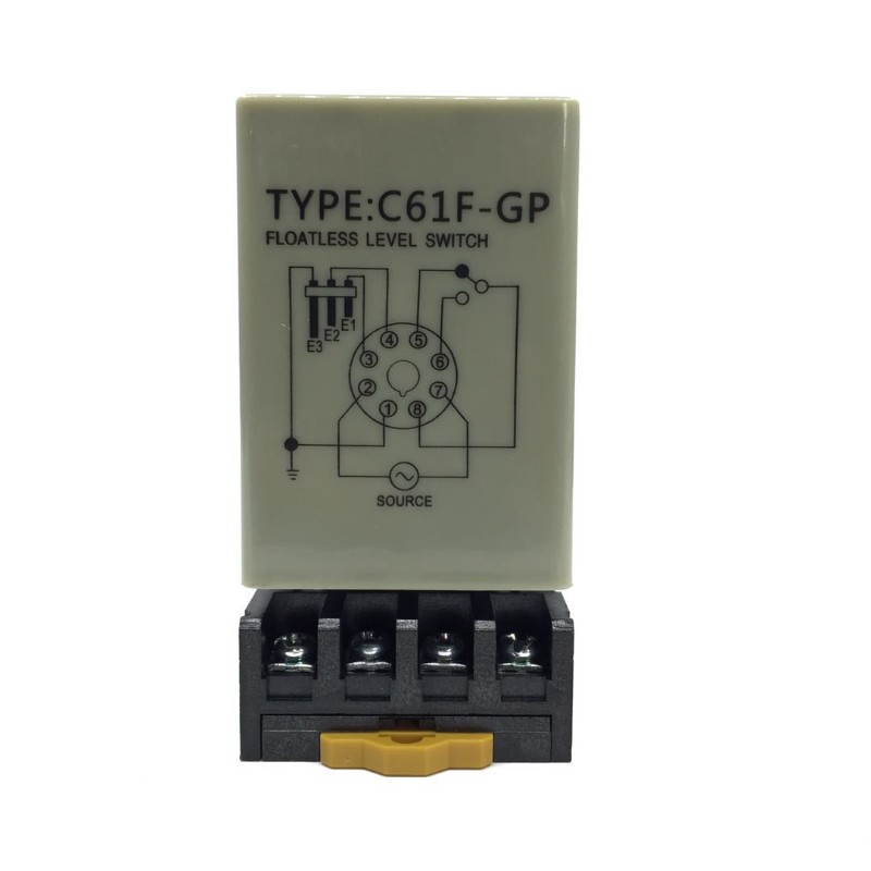 供水排水C61F-GP液位继电器水箱水泵锅炉自动水位控制器开关220V