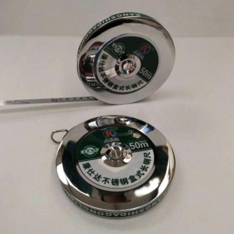 。不锈钢卷尺防水防锈10m15米20米30m50米建筑工程测量圆盘大钢卷