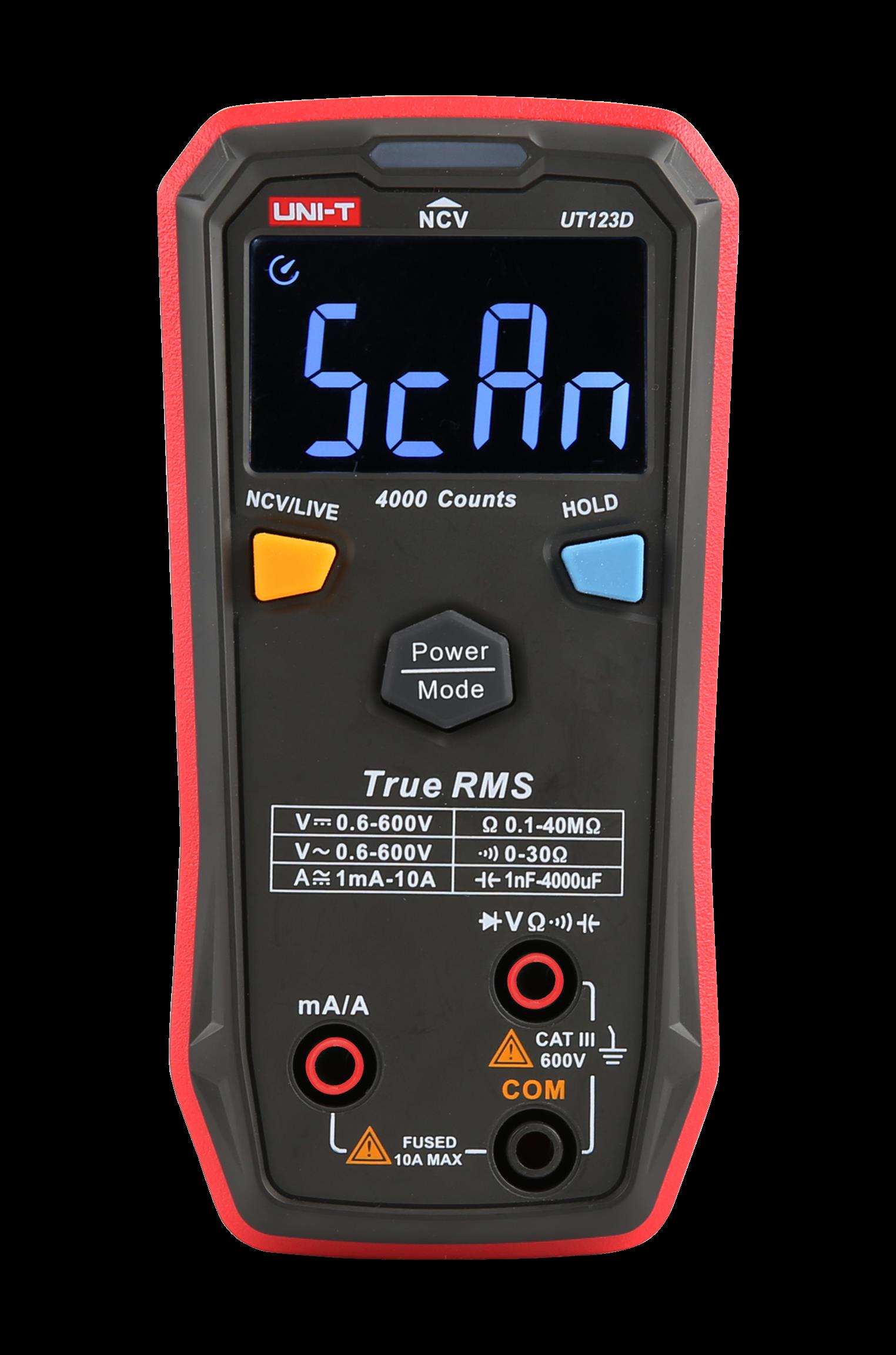 UT123D智能型数字万用表高精度多功能数显式维修电工万能表