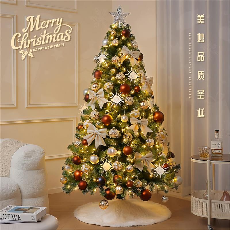 Christmas tree客厅摆件2025新款2米3米落地加密拍摄道具家用带灯