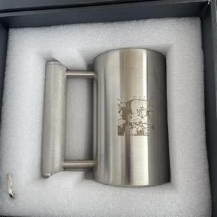 八公斤水杯316L不锈钢哑铃杯8公斤食品级凉水保温杯健身户外露营