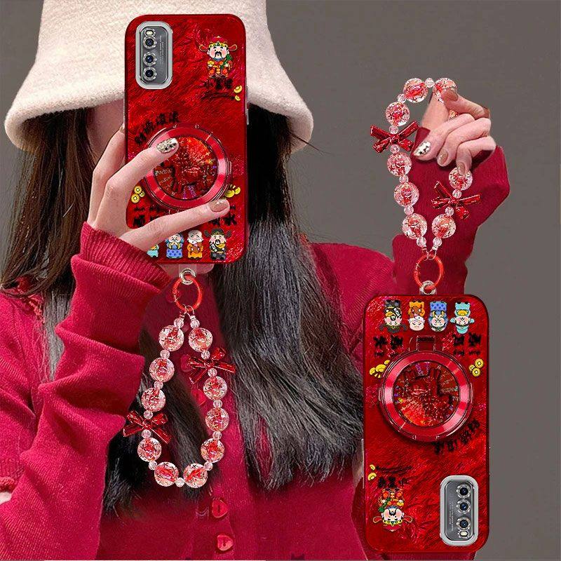 适用iQOONEO3手机壳v1981a带镜头膜vivoiqooz1保护套v1986a新年女款iq00ne05活力版支架手链v2118a全包防摔5g,3C数码配件,手机保护套/壳,淘宝优惠券,粉丝福利购,淘宝优惠卷