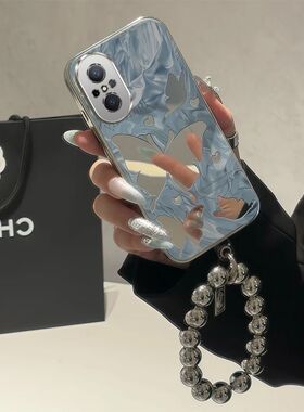 适用荣耀50se手机壳华为nova9se硬壳Nova10青春版保护套jlh-an00电镀镜面JLN—ALOO新款nv10lite全包边5g女生