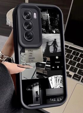 适用opporeno12手机壳新款PJV110硅胶软opopreno12pro保护套PJW110全包5g防摔0pp0ren012pr0潮女高级十二个性