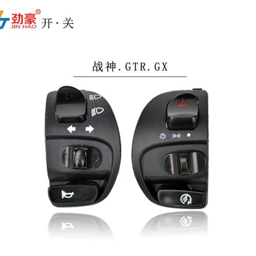 电动车摩托车组合开关大灯喇叭转向双闪远近光总成好格战神GTR GX