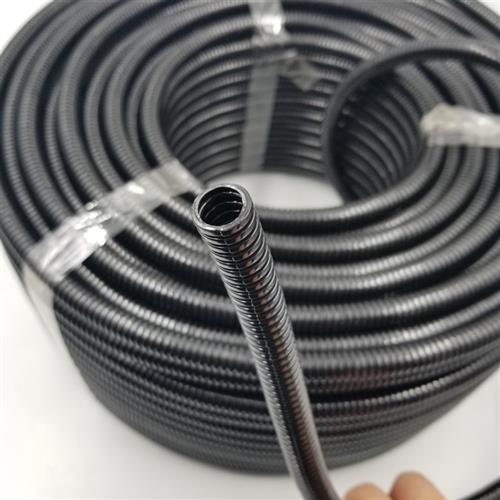 PE波纹管电线软管 穿线黑色塑料螺纹管塑料波纹管开口波浪管包邮