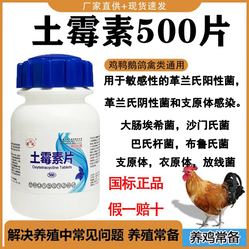 土霉素片兽用鸡鸭鹅土霉素鸡药