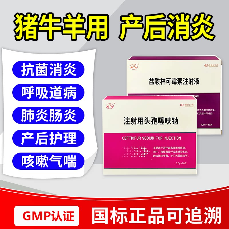 鹏迪产后康兽药兽用母猪产前后消炎牛羊孕畜可用高热不吃细菌感染