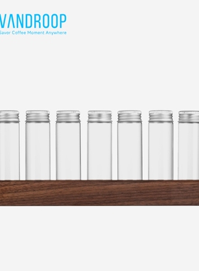 咖啡豆分装瓶单向排气阀呼吸密封罐保存罐咖啡豆分装试管瓶玻璃瓶