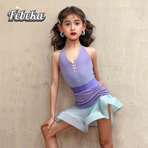 儿童拉丁舞服2026新款女童练功服