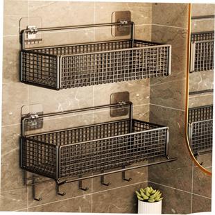 shelf bathroom wall toiletries finishing storage rack