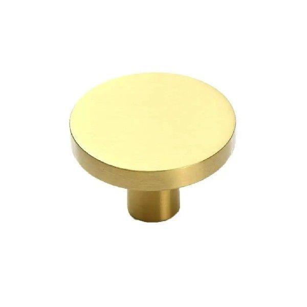 Simple Pull Handles Round Creative Wardrobe Decor Golden