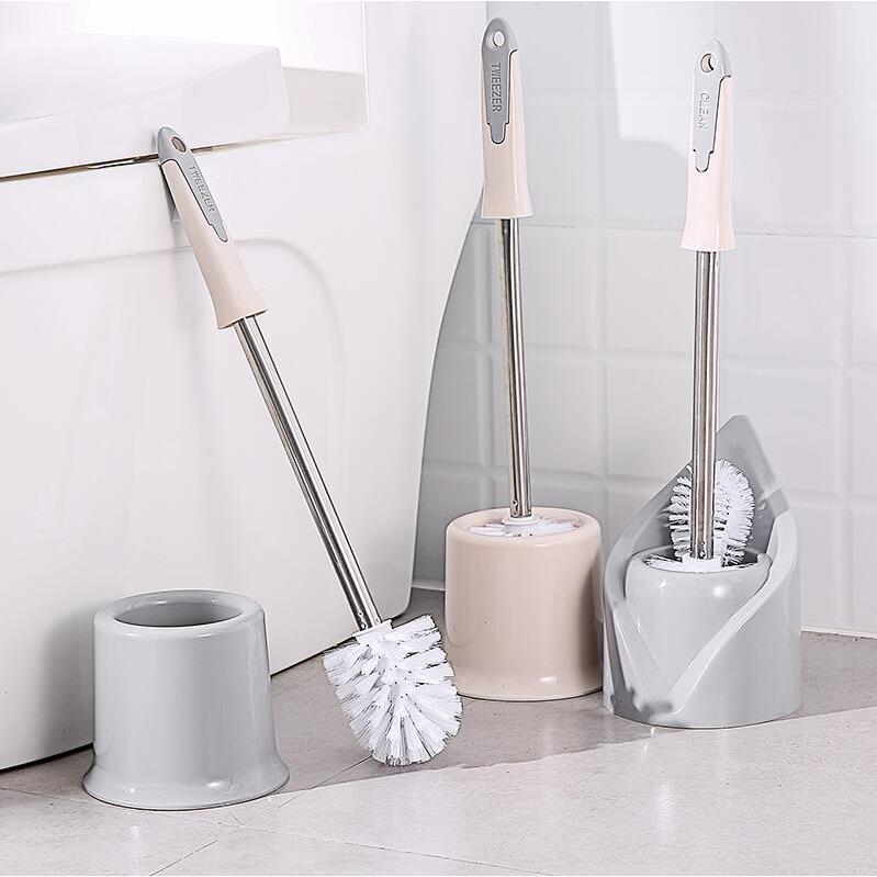 Creative plain toilet brush set toilet brush clean toilet no