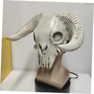 Scary Animal Horn Mask Cow Head Skull Mask Halloween Horror