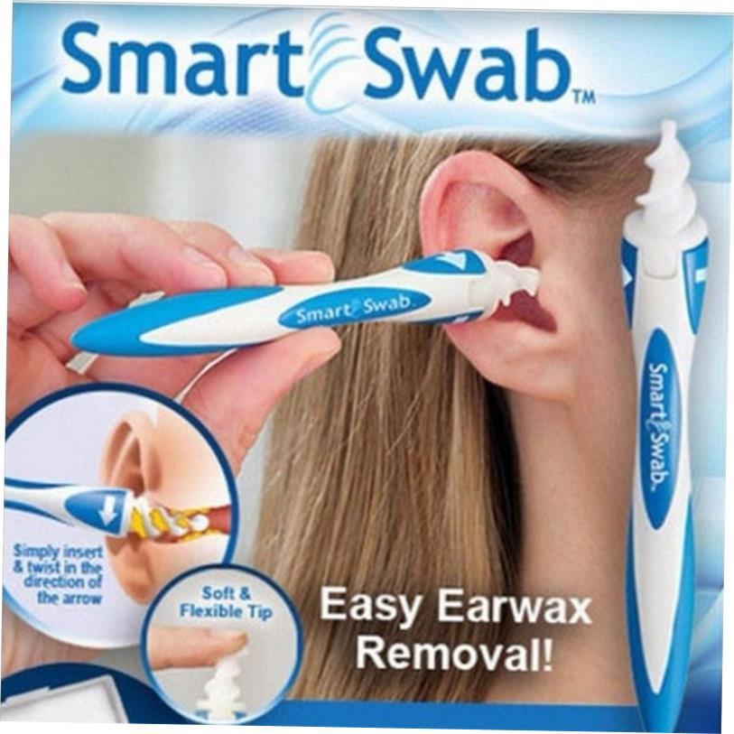 Smart Swab Earwax Removal Soft Spiral Ear Cleaner Ear-pick