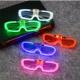 Shutters Glasses Shape Fashion LED Flashing Halloween Party