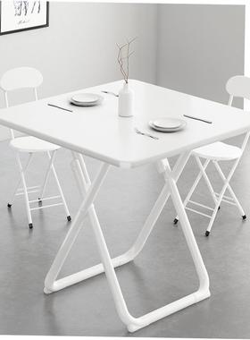 Foldable Square table family dining table and chair combinat