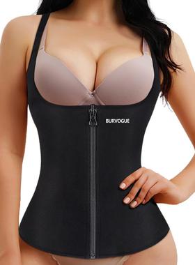 Burvogue Waist Trainer Corset Underbust Shapewear Latex Body
